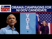 NJ governor race: Obama campaigns for Mikie Sherrill