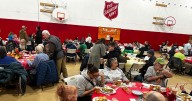 Hundreds fed for Thanksgiving by the Salvation Army
