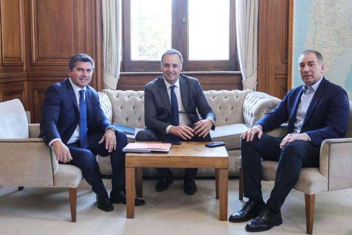 Diego Santilli recibió a Marcelo Orrego en Casa Rosada y profundizó el diálogo con los gobernadores