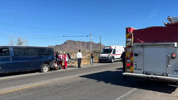 Choque por alcance en Costa de Hermosillo: 4 heridos