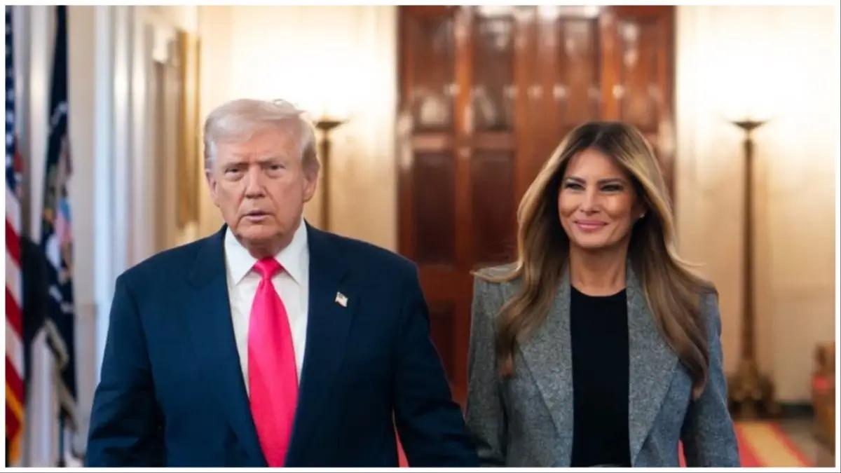 'I Thought That Was Her Skin’: Pic of Melania and Trump Sends Viewers Into a Frenzy After Her Nighttime Look Has People Asking If She Forgot Her Pants