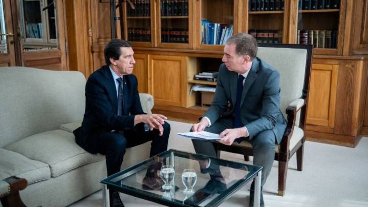 Santilli recibió a Sadir en la Casa Rosada: qué planteó el gobernador de Jujuy