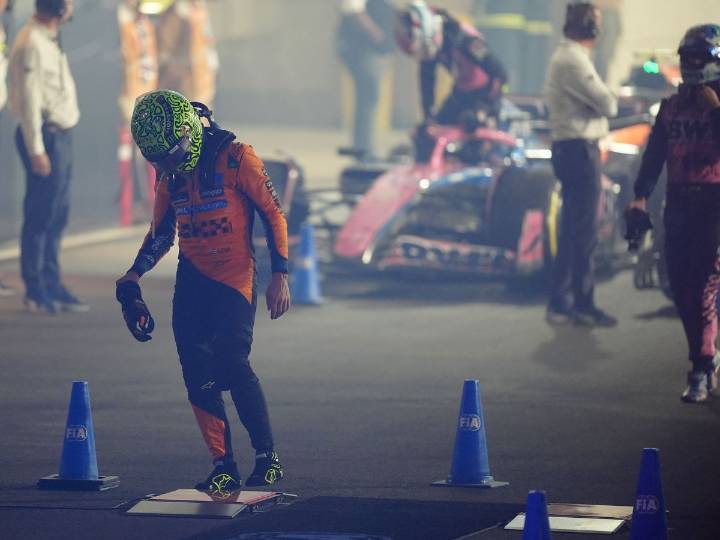 Lando Norris bid for F1 glory goes to decider as Max Verstappen takes Qatar win