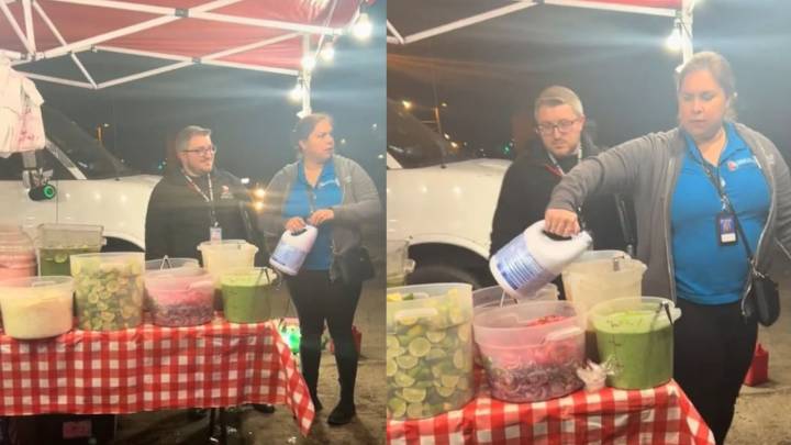 Latinos acusan a mujer por rociar cloro en puesto ambulante en Estados Unidos