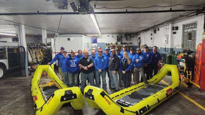 Cambria County Swift Water Rescue Team gets $6,300 grant for new rapid deployment ice rescue boats