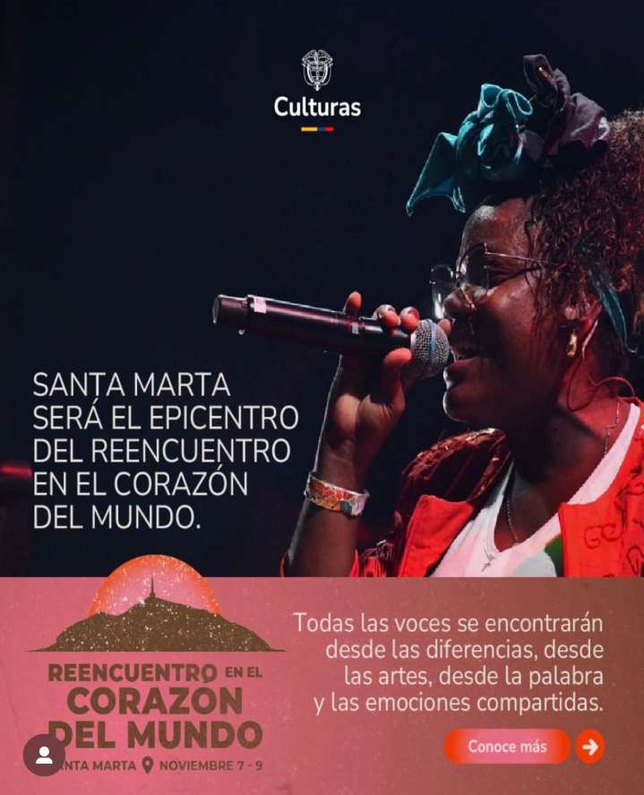 Tres días de música y cultura: Santa Marta celebra el “Reencuentro en el corazón del mundo”