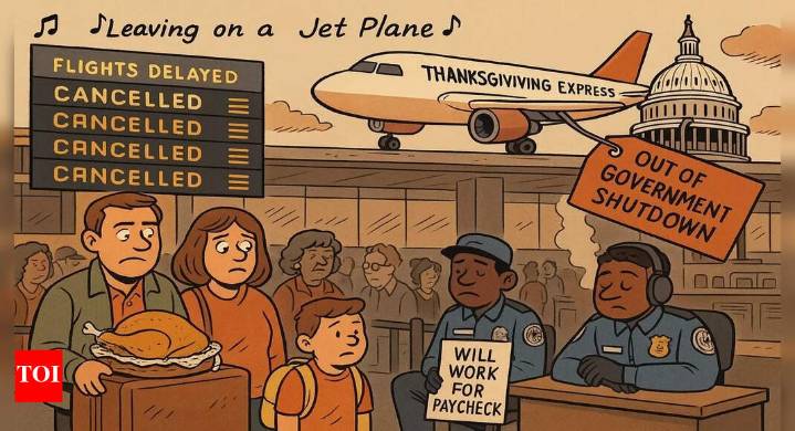 Over 100 flights cancelled: How US govt shutdown is affecting travellers; right before Thanksgiving