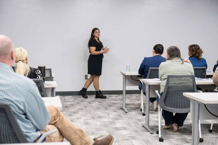 VOICE professionals talk domestic violence prevention with Cranberry’s South College students