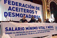 Aceiteros van al paro contra la reforma laboral de Milei