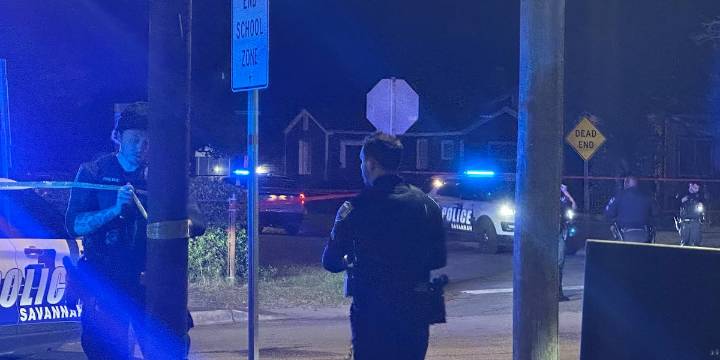 Police presence near Greenwood Street and Pennsylvania Ave