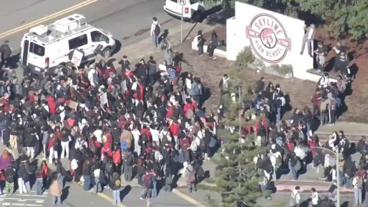 Oakland students hold walkout over on-campus shootings – NBC Bay Area