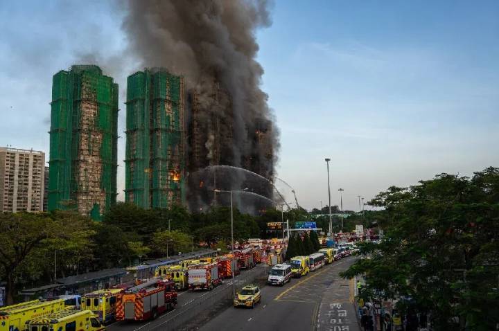 Hong Kong’s deadliest high-rise fire in years leaves at least 36 dead, 279 reported missing