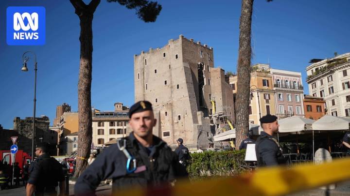 Worker dies after being rescued from Italian medieval tower collapse