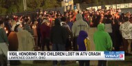 Hundreds gather for vigil honoring two children lost in ATV crash