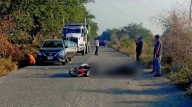 Pareja resulta lesionada en choque de motocicleta en Axochiapan; responsable huyó