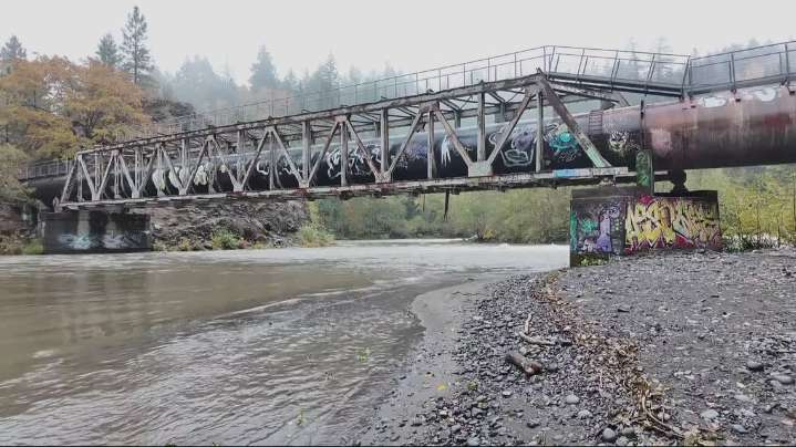 This pipeline provides a pathway to adventure in Hood River