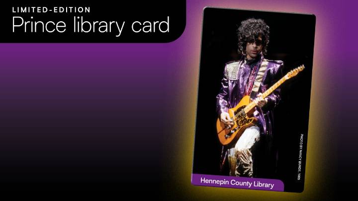 Limited edition Prince library cards just dropped in Hennepin County
