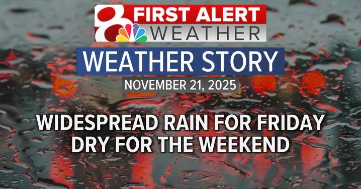 Forecast: A warm and dry weekend before rain chances and cool temperatures return