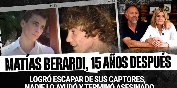 Matías Berardi, 15 años después: "Por respeto a él, tratamos de sobrevivir y darle felicidad a nuestros otros hijos"