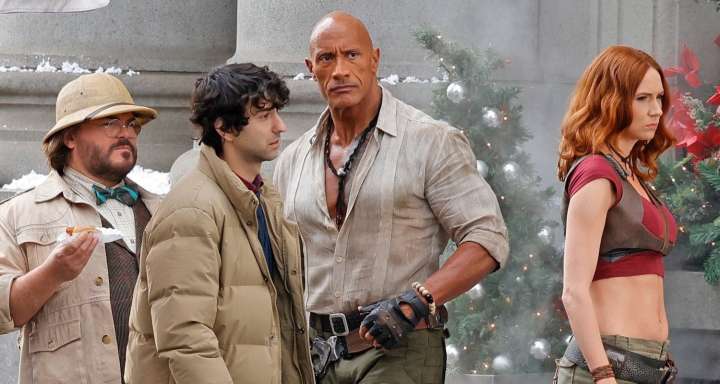 Dwayne Johnson, Jack Black, & More Get to Work Filming ‘Jumanji 4′ in Los Angeles! | alex wolff, Dwayne Johnson, Jack Black, jumanji, Karen Gillan, Kevin Hart | Celebrity News and Gossip | Entertainme