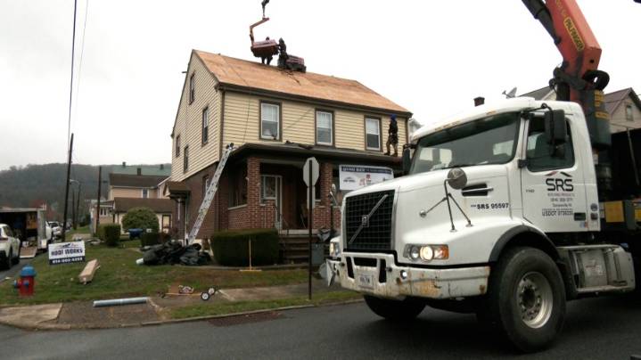 "Hard for me to believe," Johnstown veteran receives free roof replacement