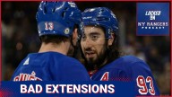 Alexis Lafreniere, Mika Zibanejad contract extensions look BAD … Chris Drury could pay the price
