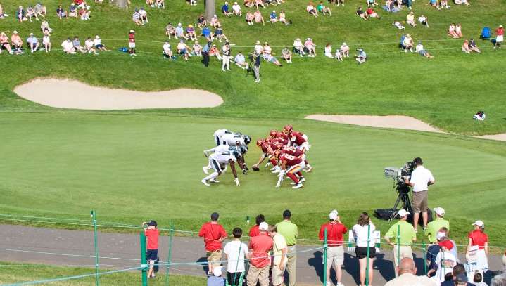 To Make Golf More Exciting, Golfers Will Just Play Football