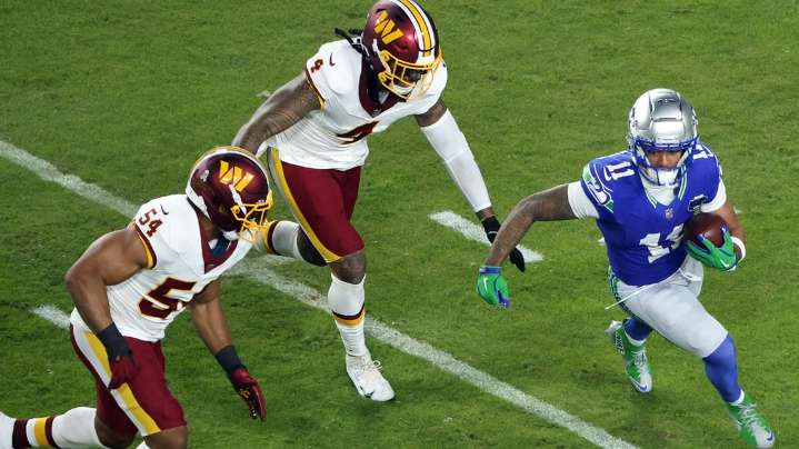 Commanders' Frankie Luvu 1-game suspension reduced to fine for hip-drop tackle on Seahawks Jaxon Smith