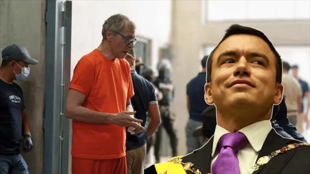 Daniel Noboa traslada a Jorge Glas a nueva cárcel en Ecuador