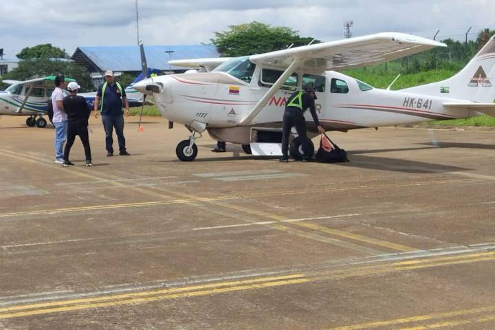 Avioneta de Nativa Air con funcionarios de la Registraduría se accidenta en la ruta Yavarate