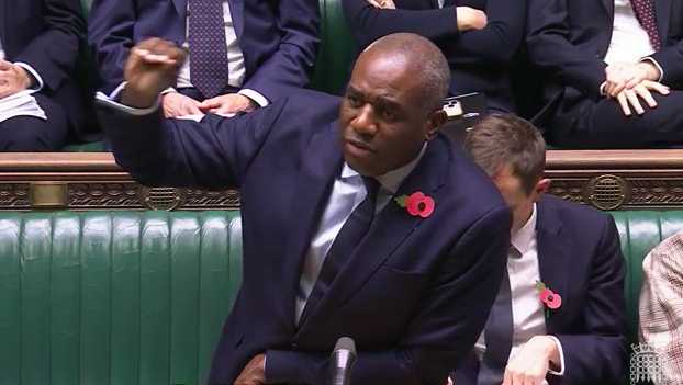 David Lammy has a future in panto