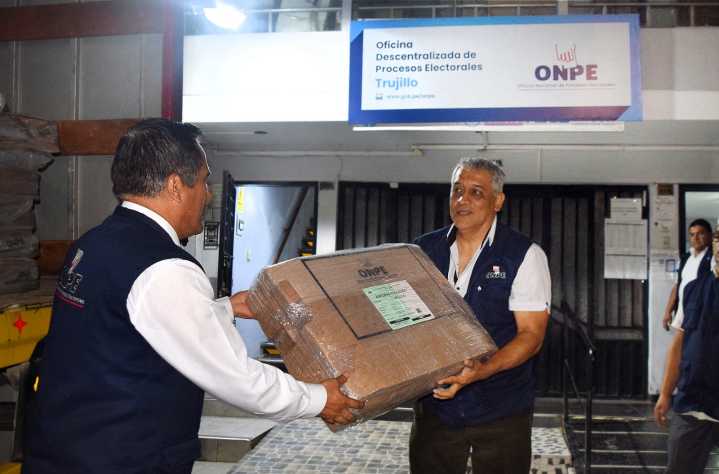 Trujillo: ODPE recibe material electoral para elecciones primarias de este 30 de noviembre
