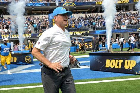 Jim Harbaugh Sends Locker Room Alert as Chargers Recover From Justin Herbert Injury Scare LA Chargers HC Jim Harbaugh rings alarm bells for his roster as Justin Herbert is injury