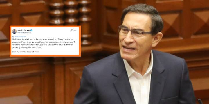 Martín Vizcarra rechaza condena de 14 años de prisión: “No es justicia, es venganza”