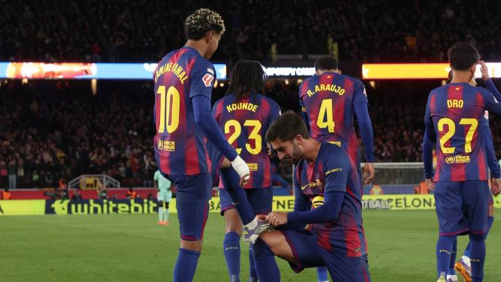 Fiesta en el Camp Nou: el Barça vuelve a casa con goleada y liderato provisional