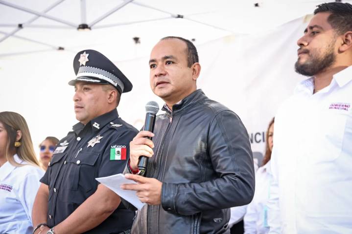 En Cuautlancingo inicia “Buen Fin” en pago del predial y arranca operativo de seguridad