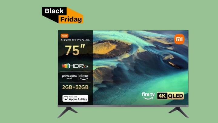 Xiaomi TV F Pro 75” 4K por menos de 500€ en Black Friday 2025
