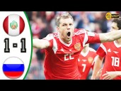 Video, resumen y goles: Perú vs. Rusia (1