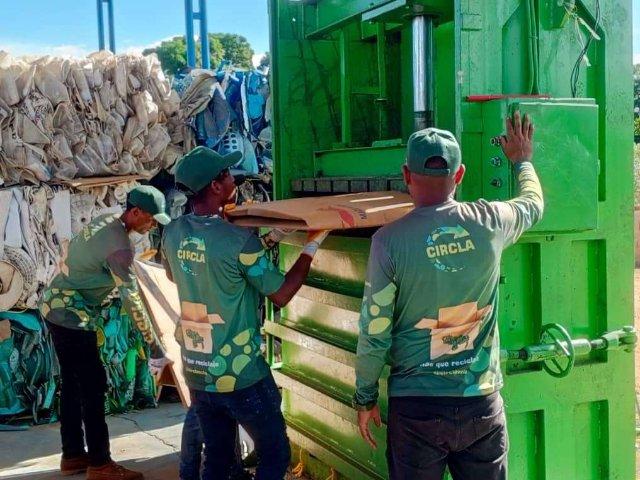 Instalaron planta de reciclaje de desechos sólidos en Ciudad Orinoco