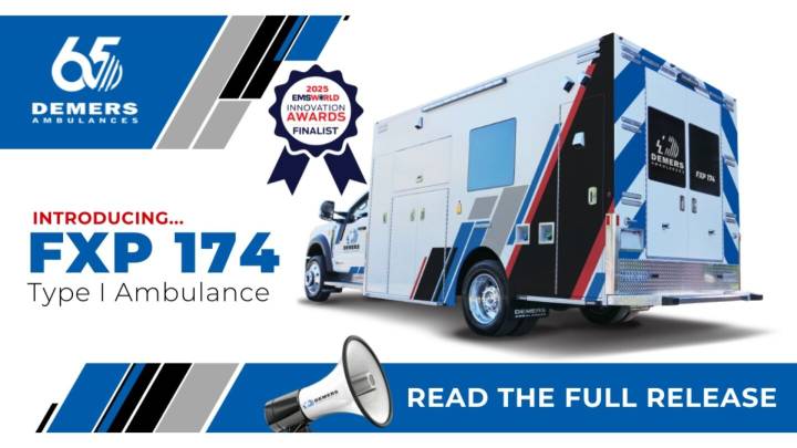 Demers Ambulances transforms emergency response with New FXP 174, featuring exclusive FX Action Seats