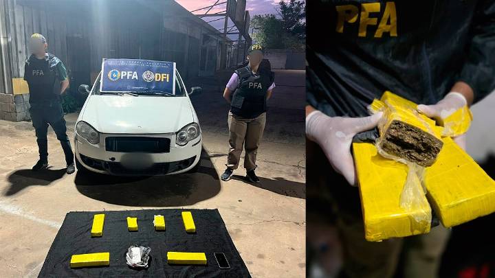 Cayó la Banda del Ocho: cinco detenidos con cocaína y marihuana