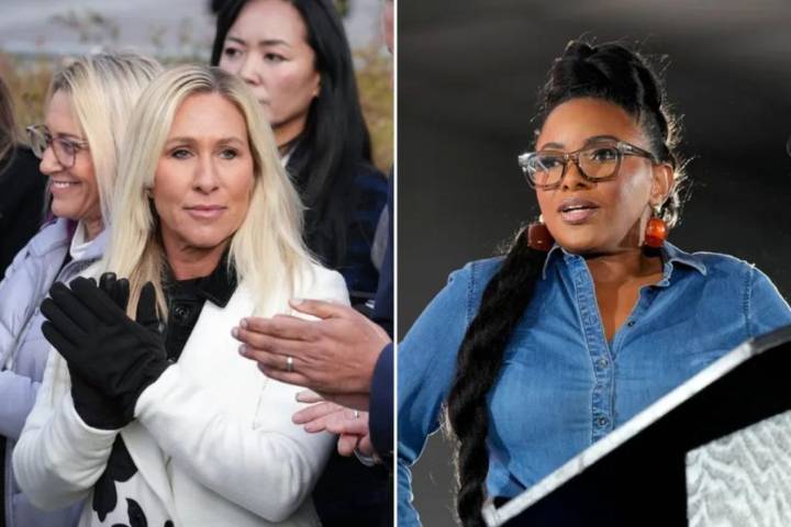 Crockett calls out MTG for not being able to 'take the heat' from Trump