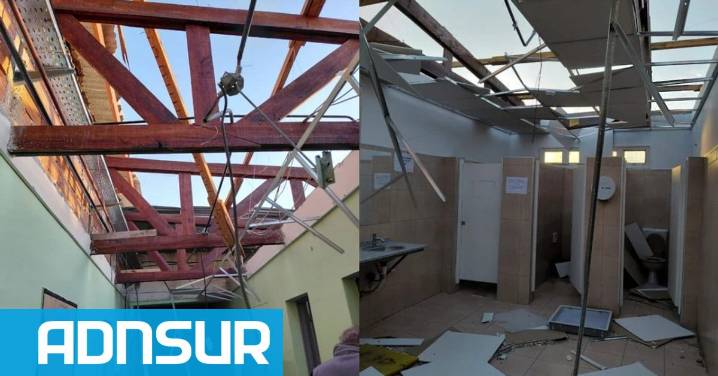 18:38 Temporal, obra deficiente y años de reclamos: el drama edilicio de la escuela de Km. 8 a la que se le voló el techo