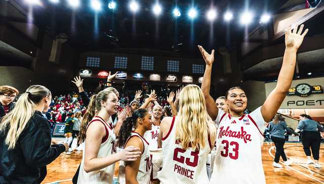 Husker women win in Sioux Falls against NDSU