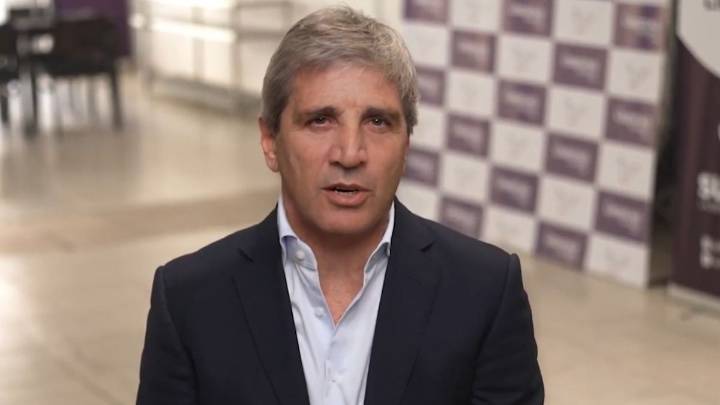Luis Caputo desmintió el supuesto rescate financiero de U$S20 millones con bancos de Estados Unidos