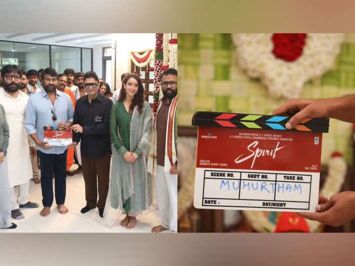 Prabhas, Triptii Dimri starrer 'Spirit' officially goes on floor