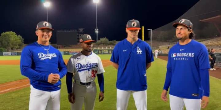 Dodgers Arizona Fall League group discusses watching World Series ride