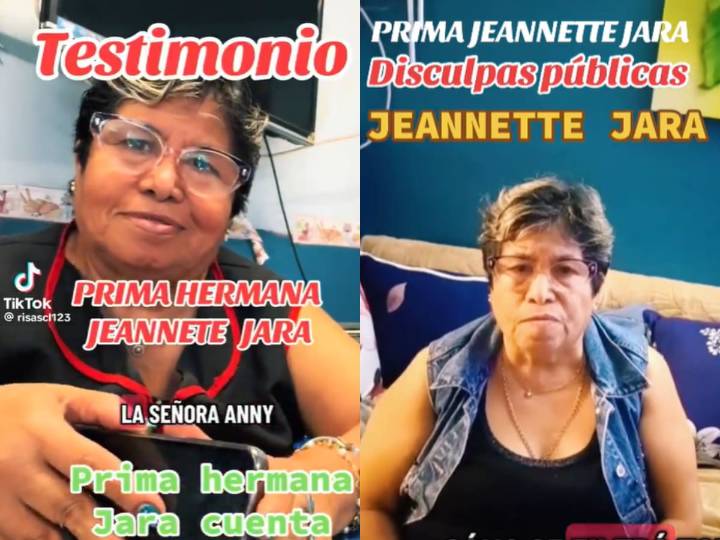 Tras decirle “loca” y “resentida social”: falsa “prima hermana” de Jeannette Jara pide disculpa por video viral