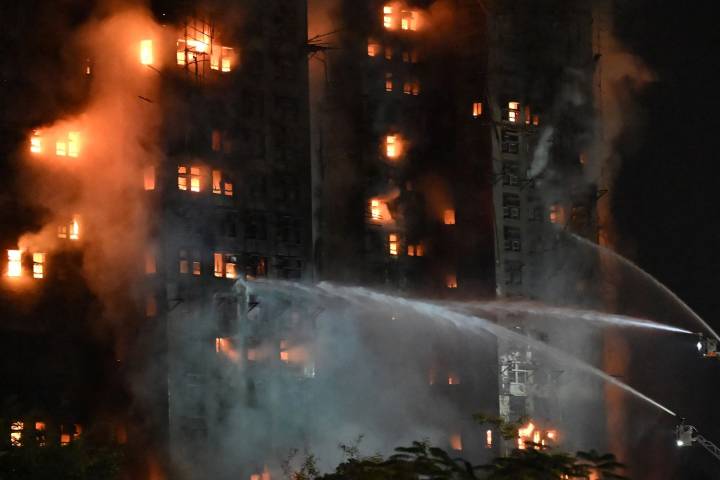 Death Toll from Hong Kong High-Rise Fire Climbs to 36 People, 3 Arrested