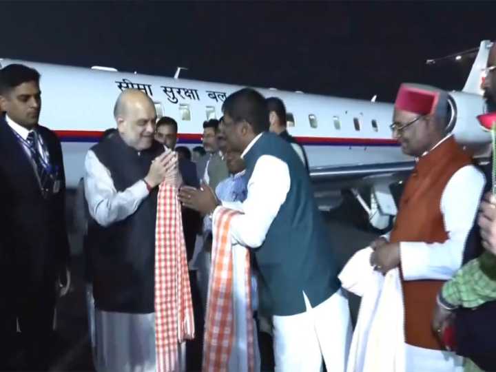 Amit Shah arrives in Patna ahead of Nitish Kumar's swearing